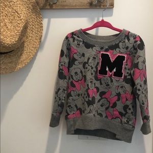 Disney Minnie Mouse Letterman Sweater